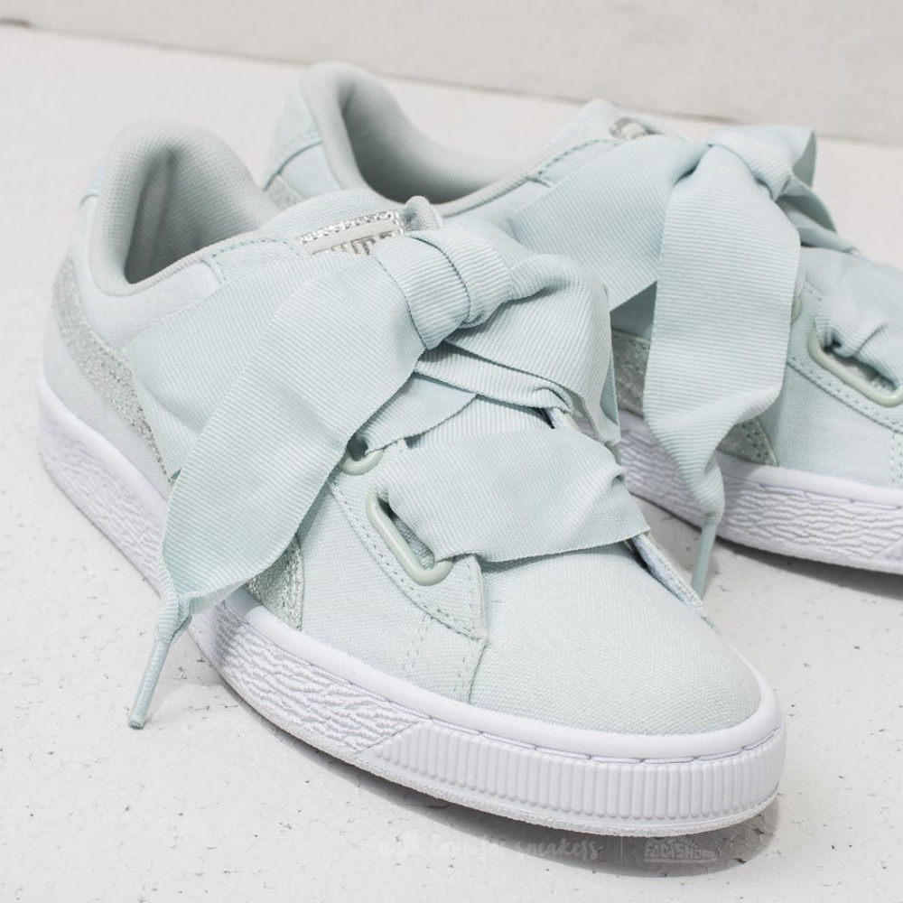 PUMA Glitter Canvas Sneakers